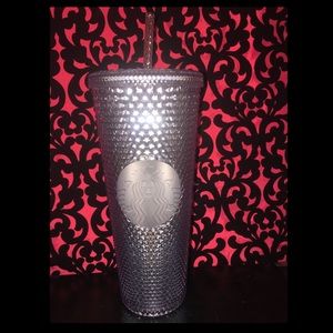 NWT Starbucks Holiday 2019 Studded Platinum Tumbler LR
